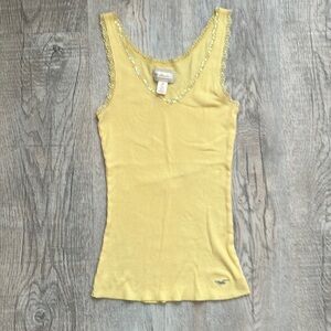 Yellow Hollister tank
